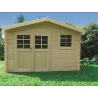 Solid Superia Chimay Tuinhuis - Vuren - Onbehandeld - 358x298x239,2cm