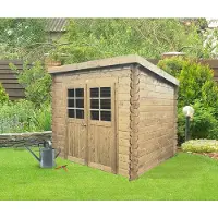 Solid Superia Modern Stendal Tuinhuis - Vuren - Onbehandeld - 248x198cm