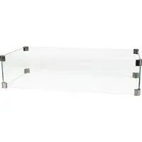 Cosi Fires Glazen Ombouw Rechthoek 70 cm