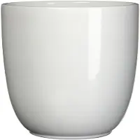 Praxis Bloempot Tusca - Keramiek - Wit - 25x25x23cm