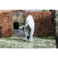 Nature - Winterhoes - 300 x Ø250cm - wit - afdekhoes - met rits