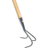 Talentools Tuinkrabber 3-tands 140 cm steel Talen Tools