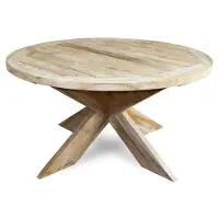 Van der leeden Tuintafel Teak dia. 150