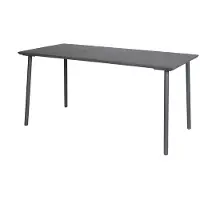 Cotoons Tuintafel George Anthracite 160 x 80 x 75 cm