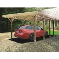 Solid Carport Base S7722 406x506x250cm