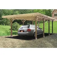 Solid Carport Base S7724 606x506x250cm