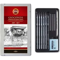 Taidepiste Gioconda Set for Sketching Set tekenpotloden voor kunstenaars 11 pcs
