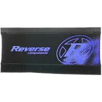 Reverse Components Neoprene Chainstay Guard, zwart/blauw 2024 Achterbrugbescherming