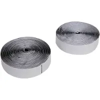 Fixman Zwarte klittenband rollen, zelfklevend, 2 pk. | 25 mm x 5 m - 754321