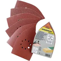 Kwb 493470 Deltaschuurpapierset Korrelgrootte (num) 60, 120, 180 12 stuk(s)