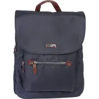 Tom Tailor Rugzak 'Rina' donkerblauw / bruin