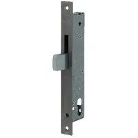 Nemef 9660 Zwenkschootslot | DM30mm | voorplaat RVS 24x245mm rechthoekig | staal verzinkte zwenkschoot | DR 1+2+3+4 - 9966207000