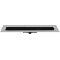 Easy drain Compact Modulo TAF Modulo Design Douchegoot 50 cm met Rooster Zero+ Zwart