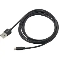 Ansmann 1700-0077 USB-kabel USB 2.0 USB-A stekker, USB-micro-B stekker 2.00 m Zwart Aluminium-stekker, TPE-mantel