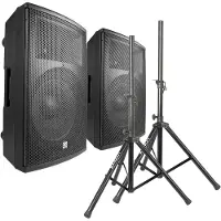 Power Dynamics PD412A Professionele 12" geluidsinstallatie 2800W incl. standaards