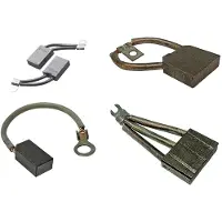 VETUS Bow55/60/75 Carbon Brushes Set 11x25x28.5 Mm 24v Grijs,Goud