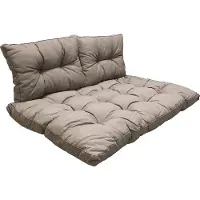Madison 3-Delige kussenset Panama Taupe palletkussen - loungekussen