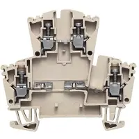 Weidmuller 1023100000 Componentenserieklem Schroeven Donkerbeige 100 stuk(s) Piece