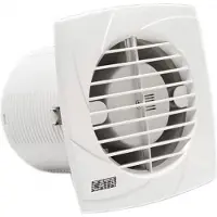 CATA B-10 PLUS T timer afzuigventilator, 15W, kanaalaansluiting Ø100mm, wit