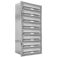 Brulo Inbouw brievenbus 8 adressen(inbouw)