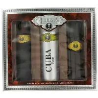 Cuba Gold Eau de Toilette 100 ml + Aftershave 100 ml + Deodorantspray 200 ml (voor mannen)