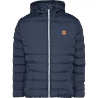 Urban Classics Winterjas 'BASIC BUBBLE' navy / wit