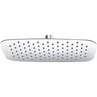 Wiesbaden Ufo hoofddouche ovaal 30 x 20 cm chroom