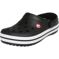 Crocs Clogs 'Crocband' zwart / wit