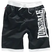 Lonsdale Zwemshorts 'Clennell' zwart / wit