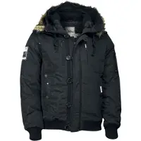 Lonsdale Tussenjas 'Jarreth' zwart
