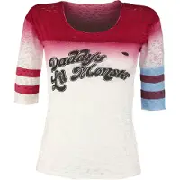 Suicide Squad - DC Comics Shirt met lange mouwen - Harley Quinn - Daddy's Lil Monster - XS tot XXL - voor Vrouwen - meerkleurig - Maat XXL