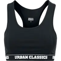 Urban Classics BH zwart / wit