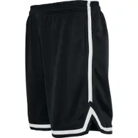 Urban Classics Broek zwart / wit
