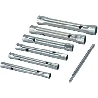 Silverline 6-delige metrische pijpsleutelset | 8 - 19 mm - 589709