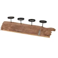 Natural Collections Dijk Waxinelichthouder Camilla Naturel 70 X 2 X 16 Cm