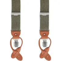 Profuomo Bretels Groen Melange -