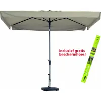 Madison Parasol Rechthoek Delos Ecru Inclusief Beschermhoes 300 x 200 cm