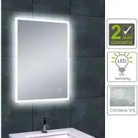 Boss & Wessing Bws led spiegel rondom dimbare condensvrije 70x50 cm