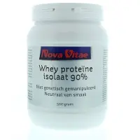 Nova vitae Whey proteine isolaat 90% 500 gram
