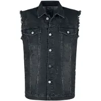 Black premium by emp Bodywarmer - Life Of An Easy Rider - S tot 7XL - voor Mannen - grijs | Maat 5XL