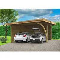 Solid Carport S7758 506x606x250cm