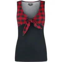 Rock Rebel by EMP - Rockabilly Top - She's Deadly - S tot 5XL - voor Vrouwen - zwart-rood - Maat M