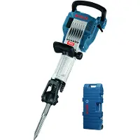 Bosch Breekhamer GSH 16-28 (Draaggreep, machinedoek, puntbeitel 400 mm, trolley, vettube)