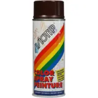 Motip Deco Colourspray Hoogglans RAL8017 Chocolade Bruin 400 ML