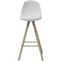 Actona Barstoel Sammy - wit/beige