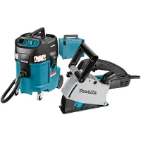 Makita DK0093J Combiset sleuvenzaag met stofzuiger