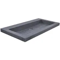 Mueller Single natuursteen meubelwastafel 80x46cm zonder kraangat