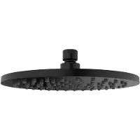 Mueller Round zwarte regendouche 20cm