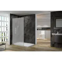 Mueller Private douchewand melkglas 120x200cm 10mm Anti-kalk