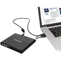 Verbatim Externe CD/DVD-brander Zwart + software